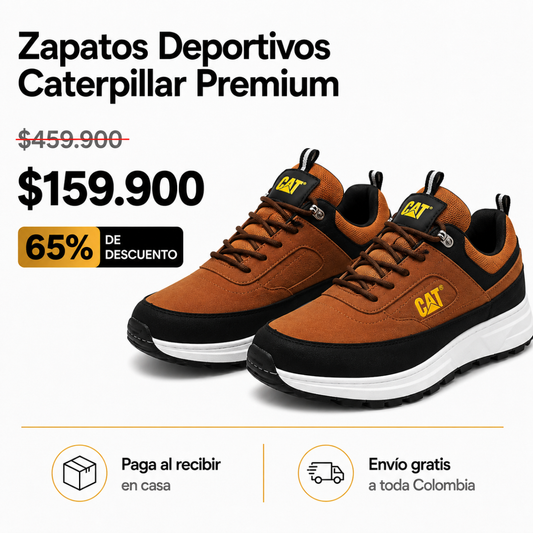 Zapatos Caterpillar Premium + Gorra y Llavero de Regalo