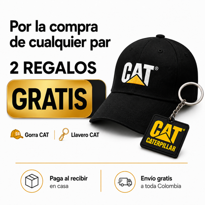 Zapatos Caterpillar Premium + Gorra y Llavero de Regalo