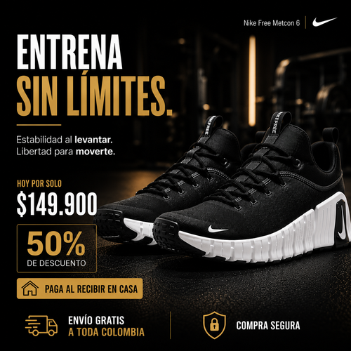 Nike Free Metcon 6 — Últimas unidades con precio especial