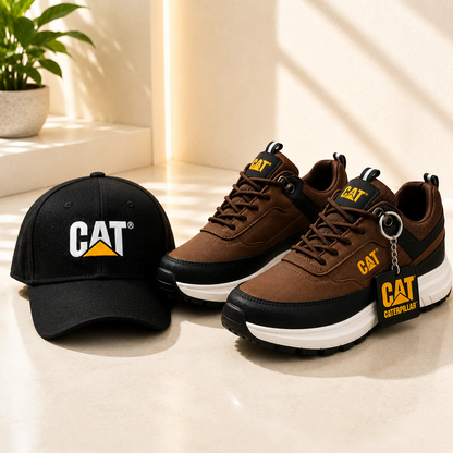 Zapatos Caterpillar Premium + Gorra y Llavero de Regalo